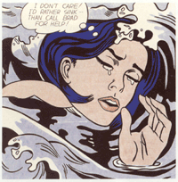 Roy Lichtenstein-Drowning Girl
